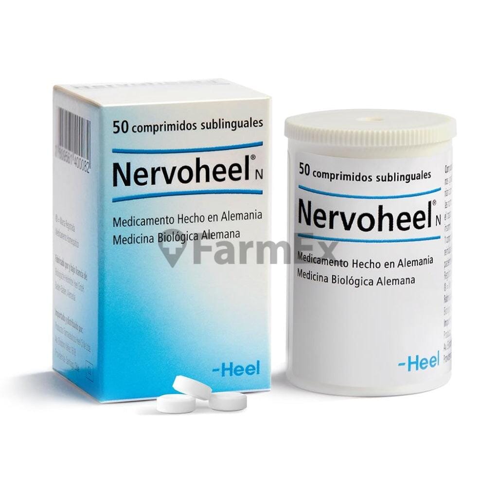Nervoheel N x 50 comprimidos Farmex-Fonasa-Persistente